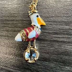 Retired Authentic Kate Spade Taking Flight Pelican Adjustable Necklace